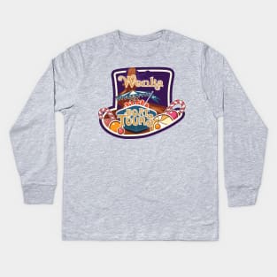 Candy Boat Tours Kids Long Sleeve T-Shirt